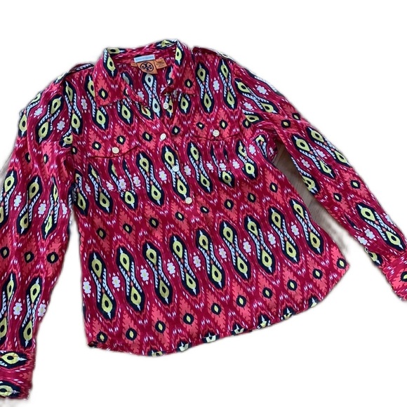 Tory Burch Ikat Blouse - Picture 2 of 10